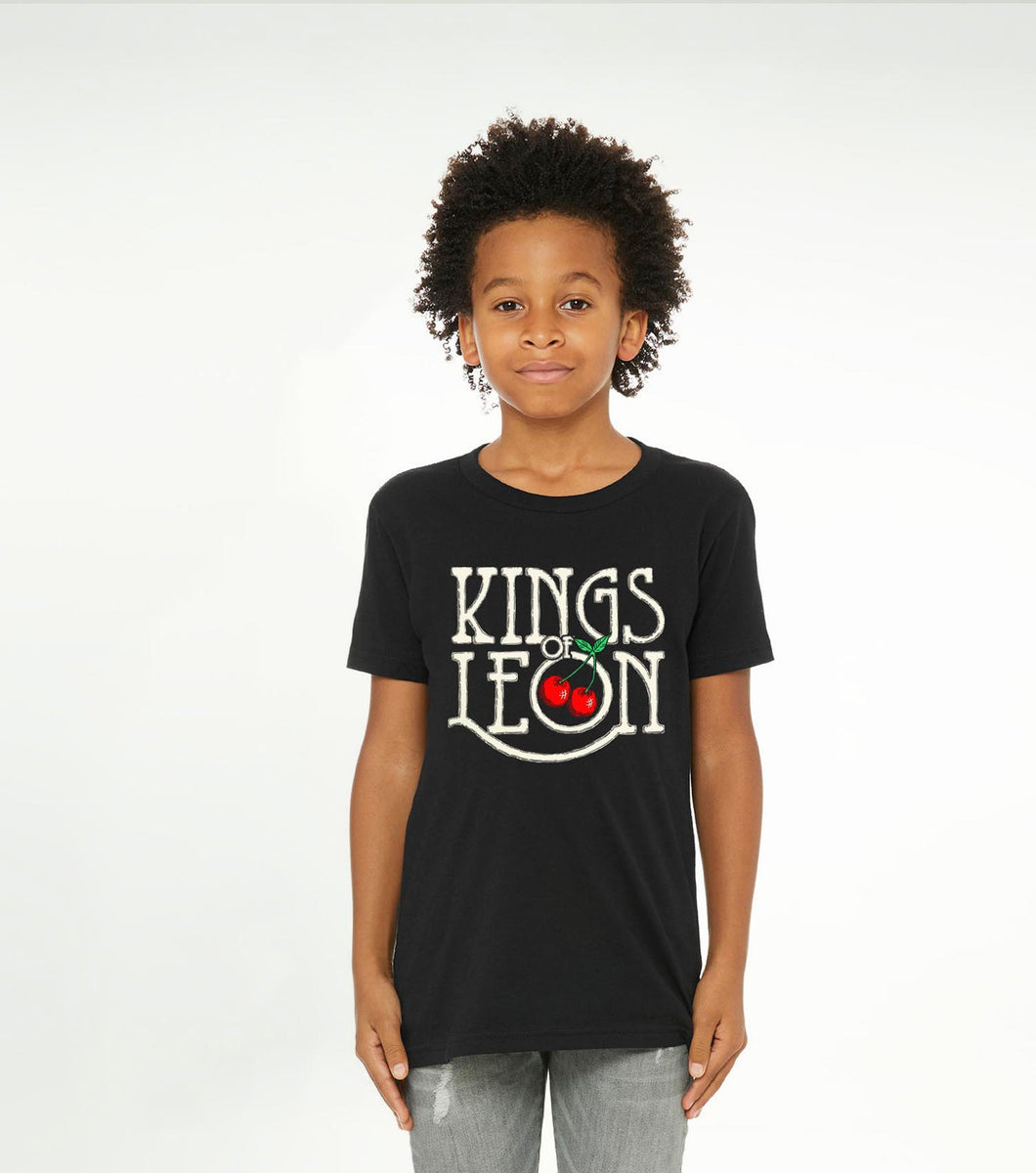 Retro Cherries Youth Tee (Vintage Black) – Kings of Leon