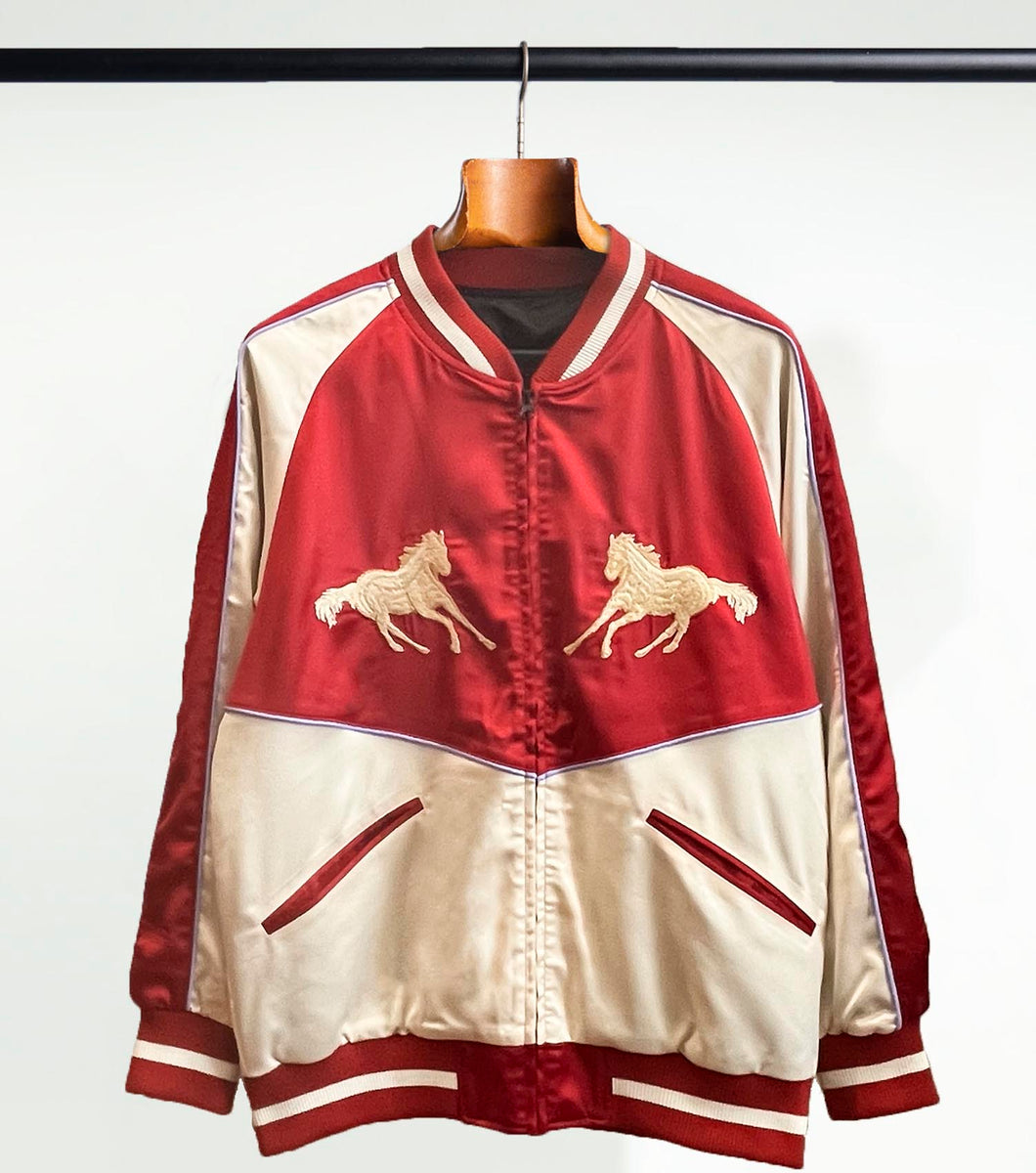 Mustang Club Jacket (Ivory/Red) – Kings of Leon