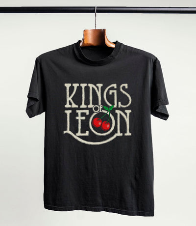 Retro Cherries Tee (Vintage Black)