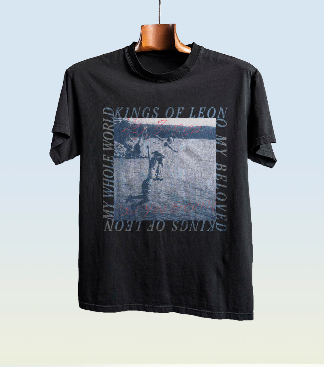 My Whole World Tee (Black) – Kings of Leon