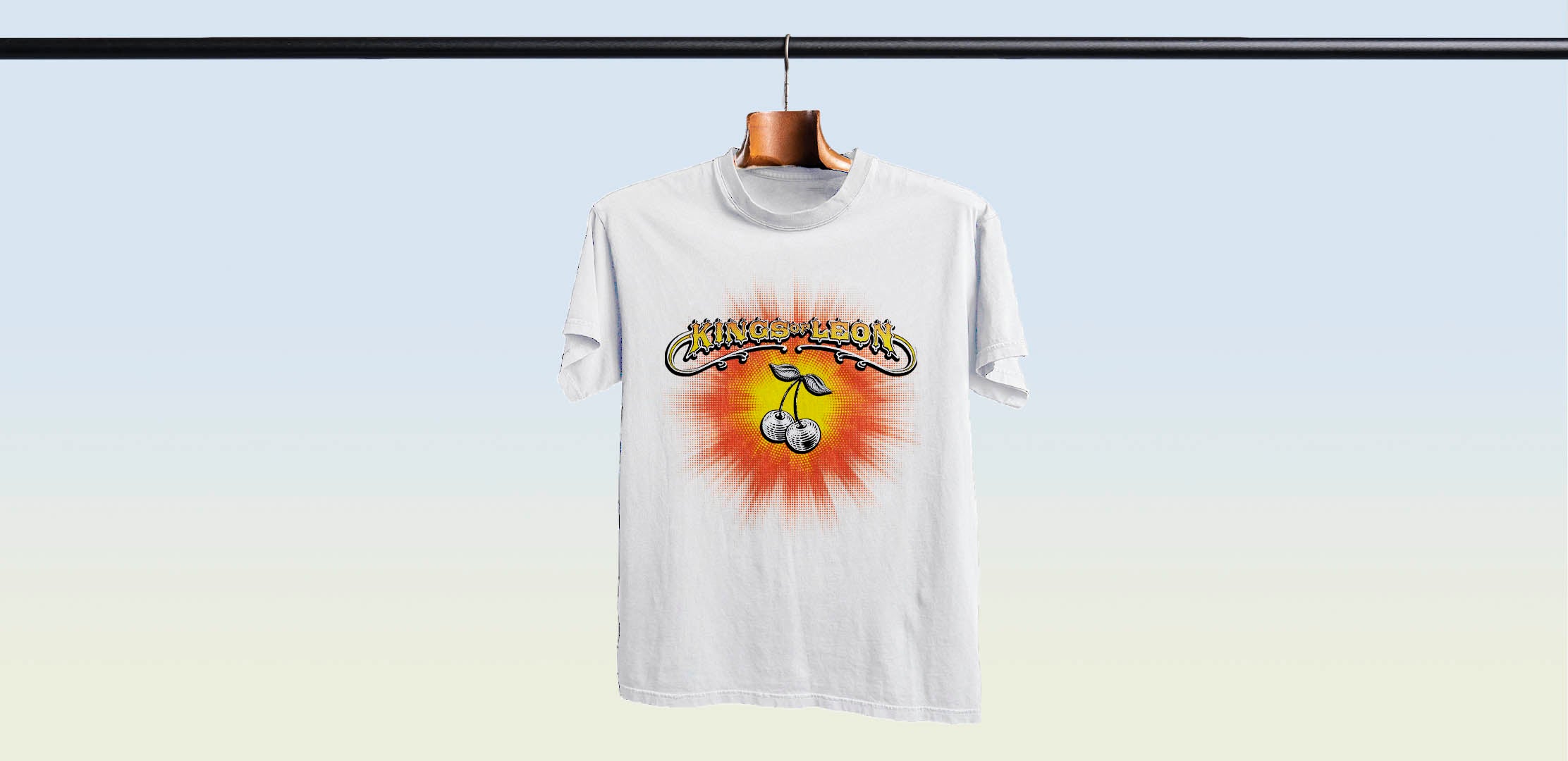 Cherries Burst Tee (Vintage White)